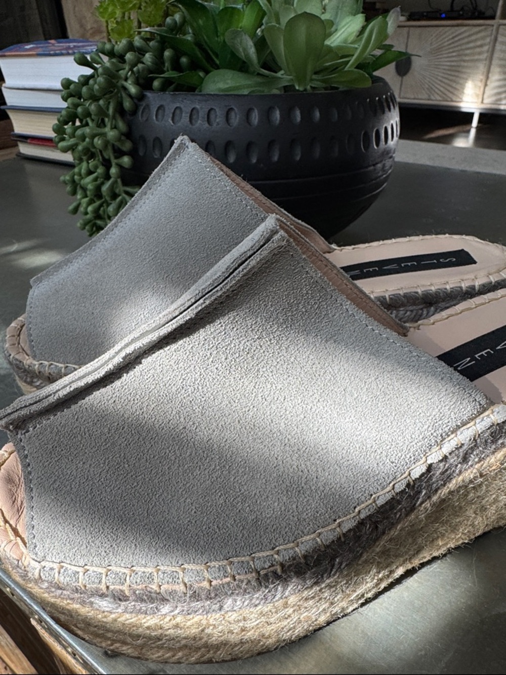 Steven By Steve Madden Suede Espadrille Slip-On Mules NWOT Size 6 - Picture 5 of 5
